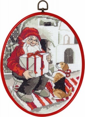 Санта и пес