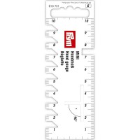 Мини-линейка для разметки и измерения, 11.5 см.