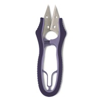 Ножницы Профи для точного обрезания ниток с мягкими ручками и защитным колпачком, 12 см.