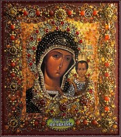 Икона Царица небесная Казанская Божия Матерь