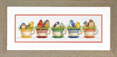 Птицы в чайных чашках