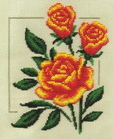Садовые розы /C-0980(Ц-0980)