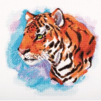 Акварельный тигр /J-7332