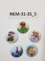 Комплект_5 из 5 магнитных игольниц