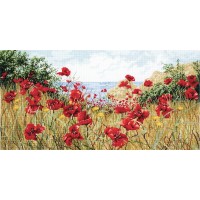 Набор для вышивания Маки у моря (Poppies)