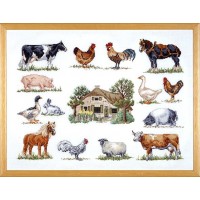 Набор для вышивания Животные на ферме
