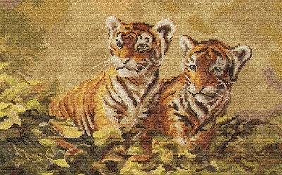 Набор для вышивания Тигрята