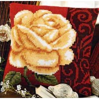 Набор для вышивания подушки Белая роза /PN-0008788 (1200-990)