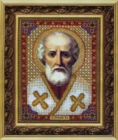 Набор для вышивания Икона святителя Николая Чудотворца /Б-1001