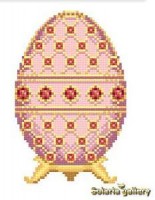 Яйцо Фаберже Рубины на розовом