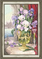 Набор для вышивания крестом Петербургская соната из серии Любимые цветы