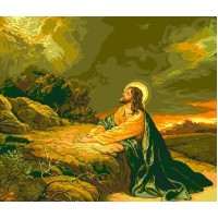 Набор для вышивания Моление о чаше (The prayer of Jesus) гобелен /G367