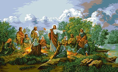 Набор для вышивания Иисус и апостолы (Jesus and the apostles) гобелен