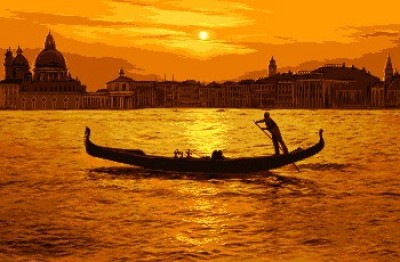 Набор для вышивания Венецианский закат (Venetian sunset) гобелен