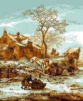 Набор для вышивания Голландская зима (Dutch winter) гобелен