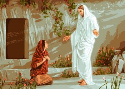 Набор для вышивания Иисус и Мария (Jesus and Mary) гобелен