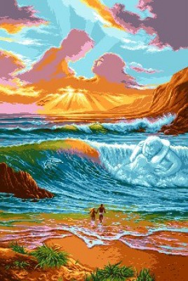 Набор для вышивания Метаморфоза света (The light`s metamorphoses) гобелен