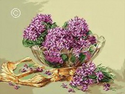 Набор для вышивания Фиалки (Stocks) гобелен