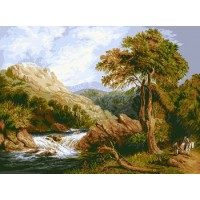 Набор для вышивания Горная река (Mountain river) гобелен /G672