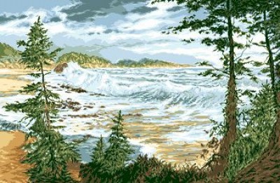 Набор для вышивания У берега (At the shore) гобелен
