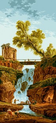 Набор для вышивания У водопада (To the waterfall) гобелен
