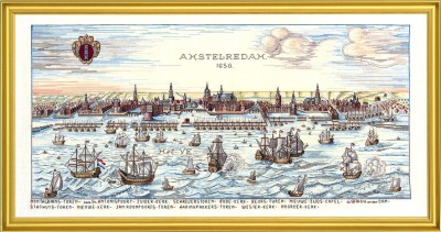 Набор для вышивания Порт Амстердам 1650 (Amsterdam)