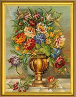 Набор для вышивания Букет в вазе (Flower-vase 2) /12-587