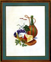 Набор для вышивания Сыр и красное вино (Cheese & redwine)