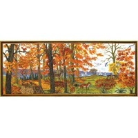 Набор для вышивания Осень в лесу (Autumn)
