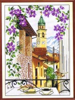 Набор для вышивания Старый город (Ticino), лен /14-136
