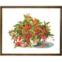 Набор для вышивания Рябиновый букет (Golden berries) /14-261