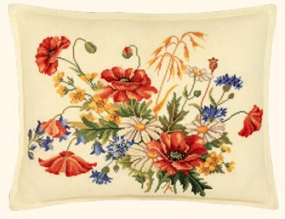 Набор для вышивания крестом Полевые цветы (Cornflower)