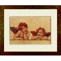 Набор для вышивания Два ангела. Рафаэль (2 Raphael Characters) лен /PN-0007969 (34394)