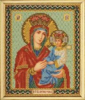 Набор для вышивания бисером Икона Богородица Споручница грешных /В-169