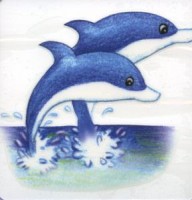 Стикеры DECO Дельфины