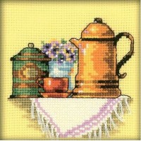 Набор для вышивания крестом Утренняя чашка кофе /H199