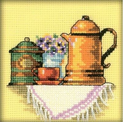 Набор для вышивания крестом Утренняя чашка кофе