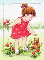 Набор для вышивания Тюльпаны для мишки (Tulips For Teddy) /029-0059