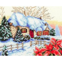 Набор для вышивания Зимний коттедж (Winter Cottage) /PCE-594