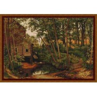 Набор для вышивания Пейзаж. Мельница в лесу., по картине  И.И. Шишкина (гобелен) /G456
