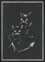 Набор для вышивания Кошки. Серия Силуэты (снят с производства)