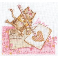 Набор для вышивания Письмо милой кошечке /ВК-1035