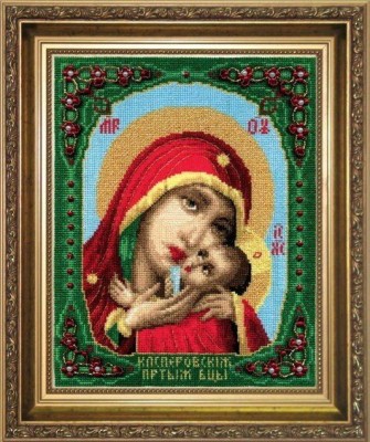 Набор для вышивания Икона Образ Пресвятой Богородицы Касперовская