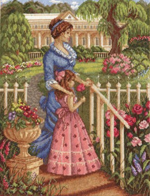 Набор для вышивания В цветущем саду