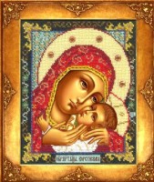 Набор для вышивания бисером Икона Богородица Корсунская /302