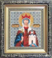 Икона святой мученицы Людмилы /Б-1041