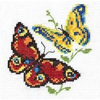 Набор для вышивания крестиком Бабочки-красавицы /0-50
