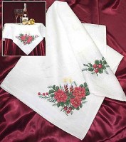 Набор для вышивания крестиком Скатерть Рождественская /СК-003