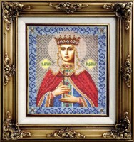 Набор для вышивания бисером Икона Святая Людмила