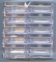 Контейнеры   для хранения мелкой фурнитуры (10 контейнеров)